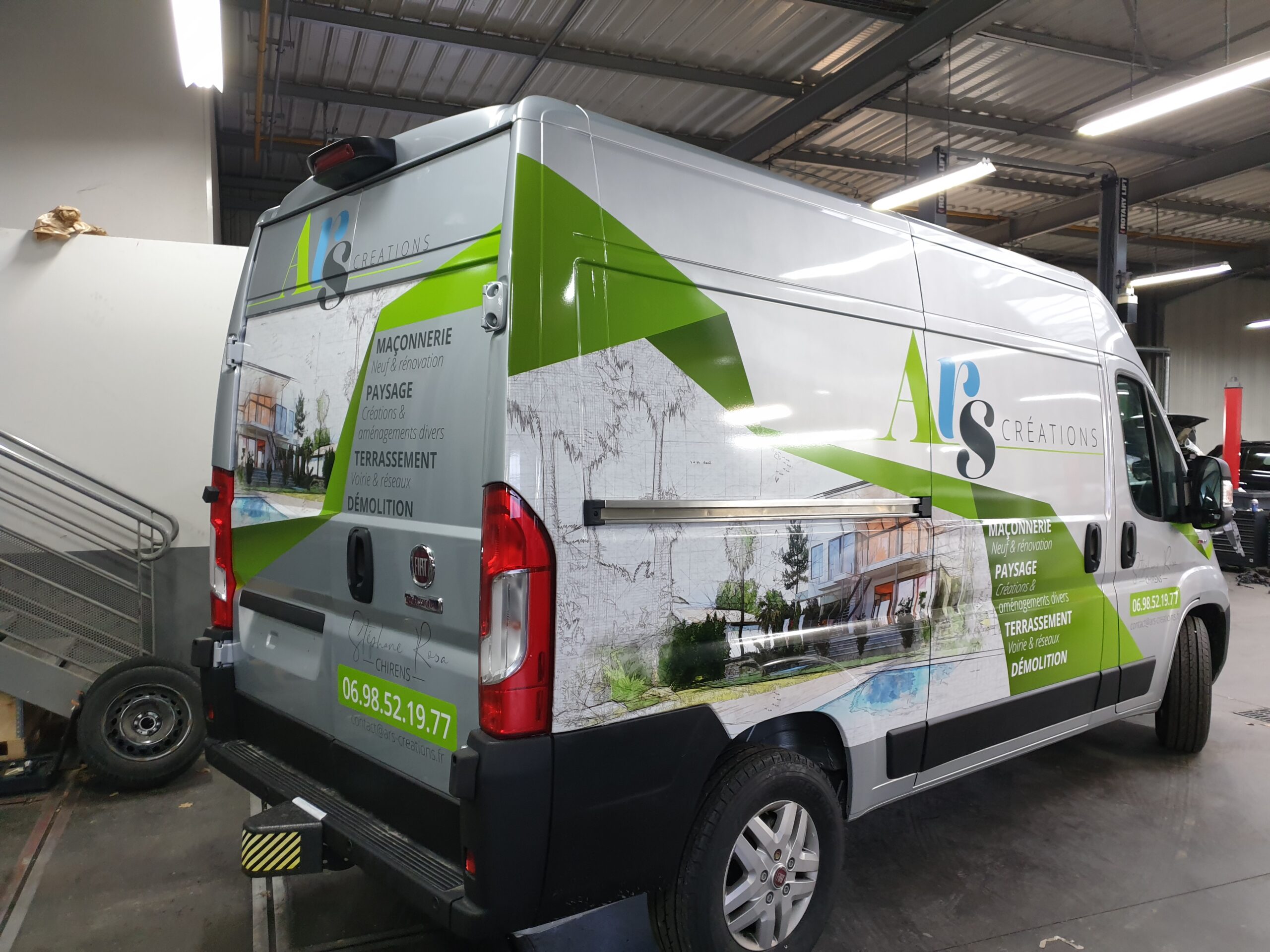 Publicit&eacute; sur v&eacute;hicule - ARS