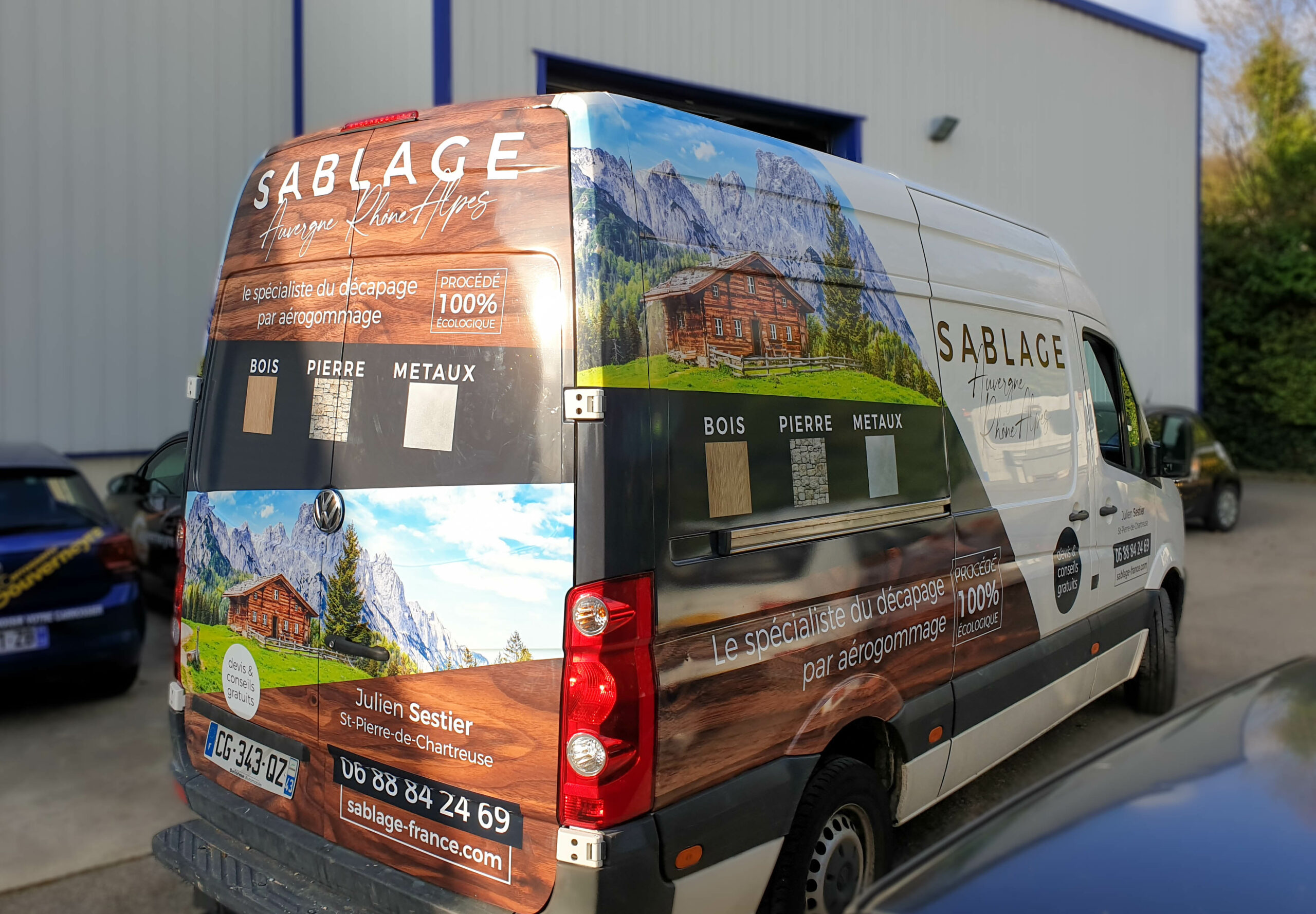 Publicit&eacute; sur v&eacute;hicule - SARA