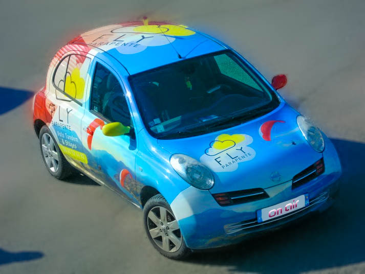 Publicit&eacute; sur v&eacute;hicule - Fly