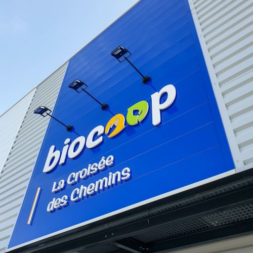 Enseigne Biocoop - Enseigniste &agrave; Voiron